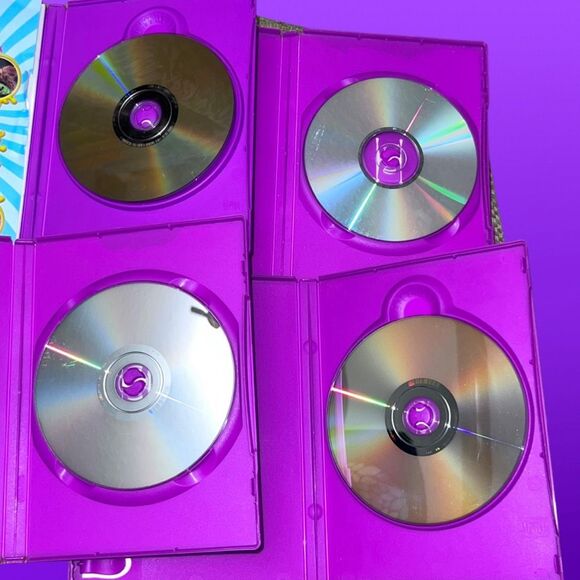 4 Vintage Barney Christmas Star, Best Moments, Read & Dance Circus DVDS - Picture 2 of 3